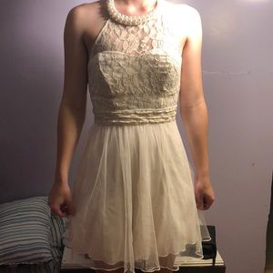 White homecoming dress